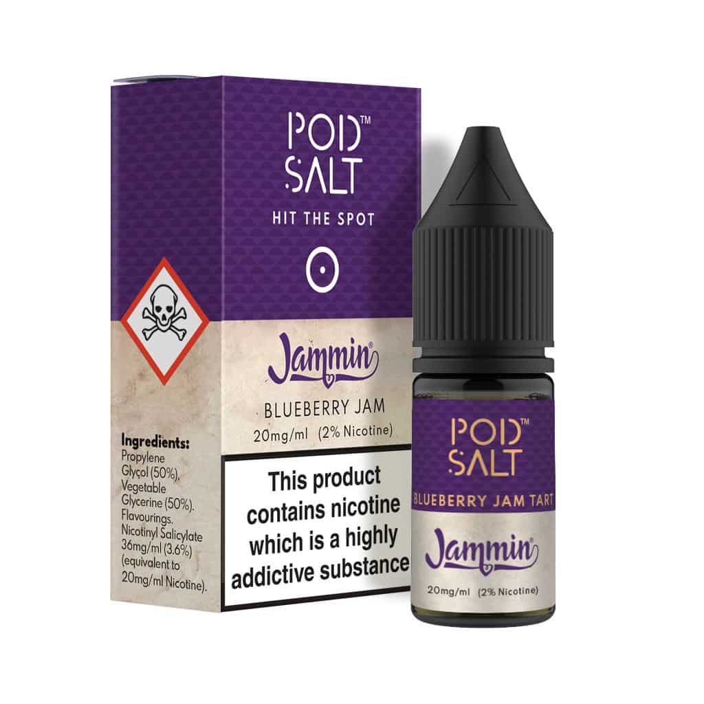 Pod Salt Blueberry Jam Tart Nicotine Vape Juice 3 For 9 30