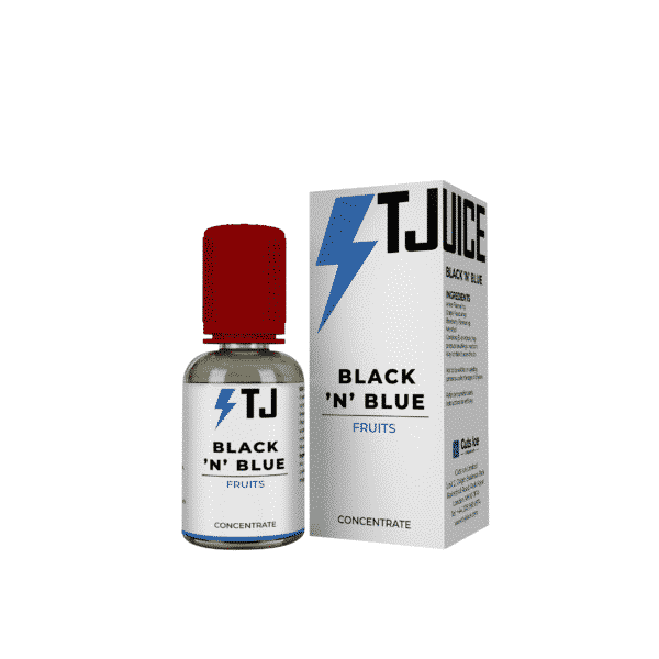 black and blue concentrate