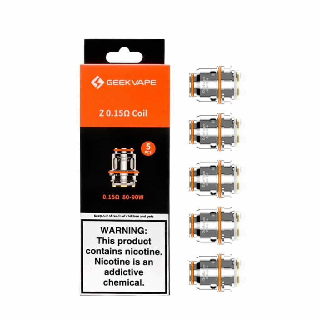 GeekVape Zeus Z 0.25 ohm Dual Coils 5 For £11.45 Vapestorm