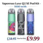 how to tell when raz vape is empty Vaporesso Luxe Q2 SE Pod Kit - For Only £9.99