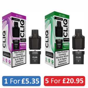 Avomi Cliq 6000 Refill Pods 20mg