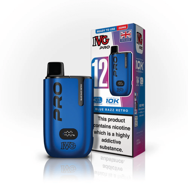 IVG PRO 12 Vape Kit Prefilled Pod Kit 20mg - 10K Puffs - Image 3