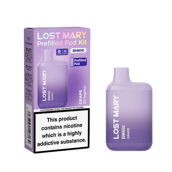 Lost Mary BM600 Prefilled Pod Kit 20mg - 600 Puffs - Image 2