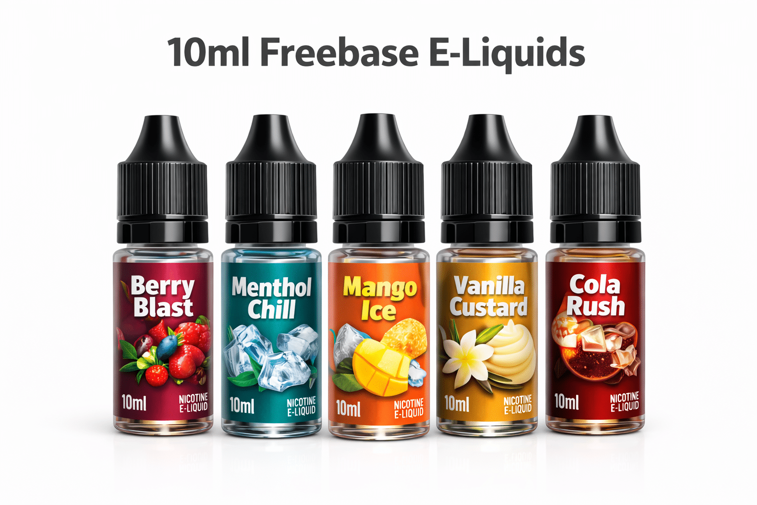 10ml Freebase E-liquids