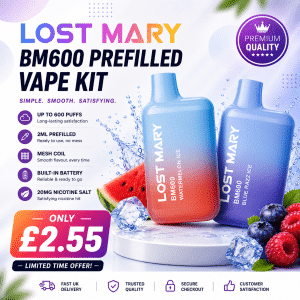 Lost Mary BM600 Prefilled Pod Kit 20mg - 600 Puffs