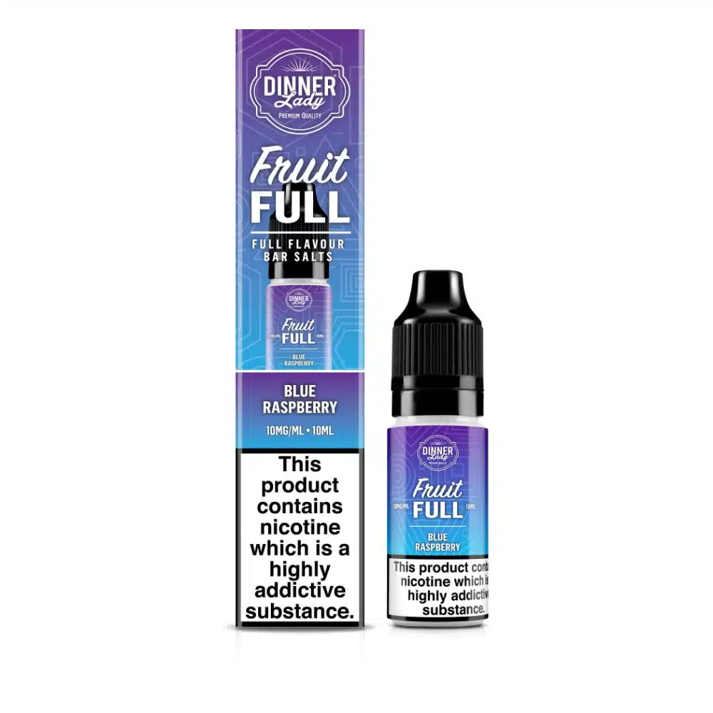 Blue Raspberry Dinner Lady Bar Salts Nic Salt 10ml