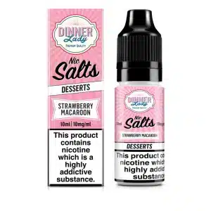 Strawberry Macaroon Dinner Lady Nic Salt 10ml