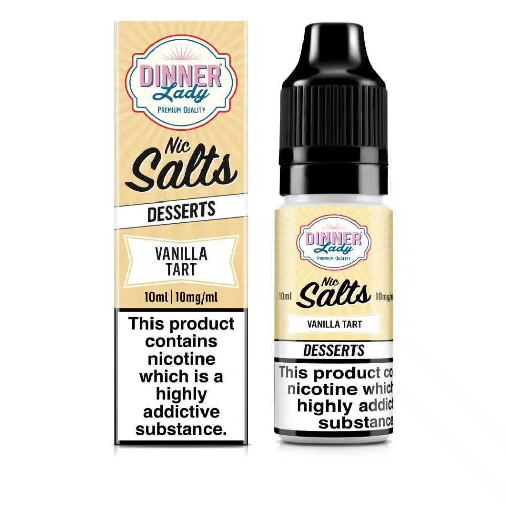 Vanilla Tart Dinner Lady Nic Salt 10ml